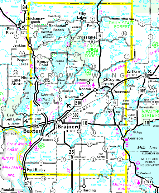 Crow Wing County Plat Map - Maping Resources